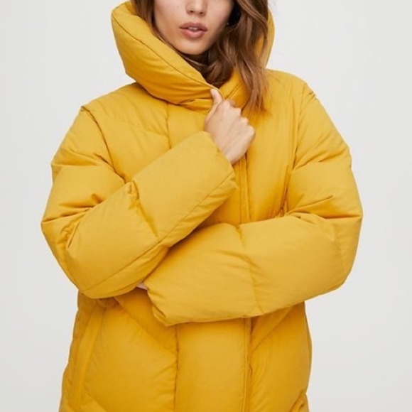 Wilfred Aritzia The Duvet Coat Cairo Gold - Picture 2 of 2